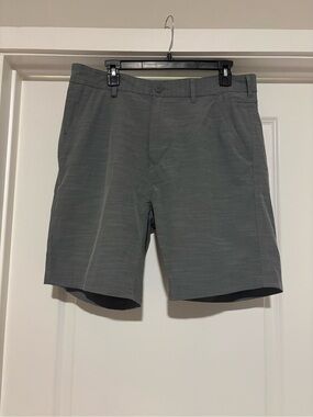 Weekenders Gray Flat-Front Stretch Shorts